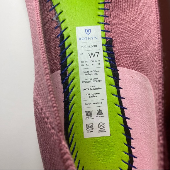 Rothy’s Blossom Merino Loafers Size 7 NEW - Picture 9 of 16